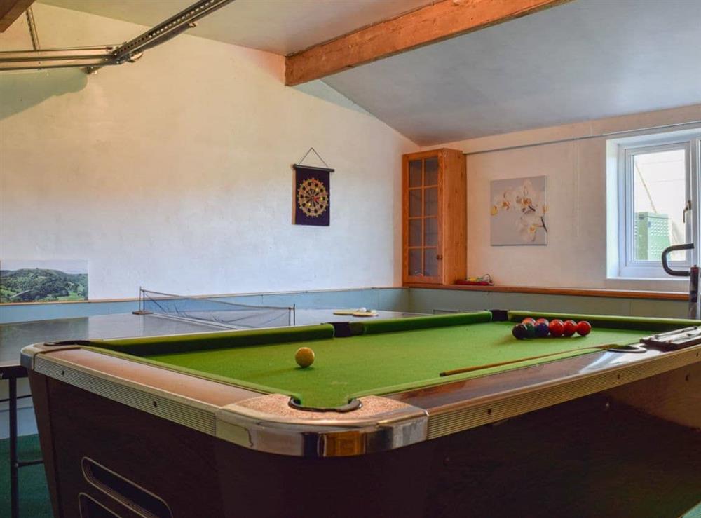 Games room with a selection of activities for guests (photo 2) at Broadmeadows Farm in Butterton, Staffordshire., Great Britain