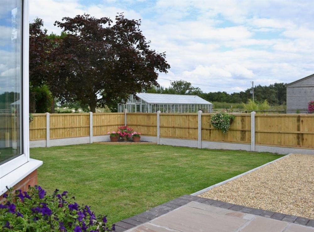 Garden at Broadoak Barn in Ellesmere, Shropshire