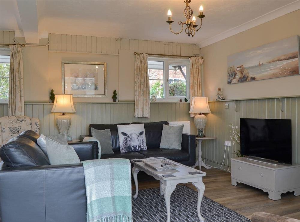 Welcoming and comfortable living room at Broadoak Barn in Ellesmere, Shropshire