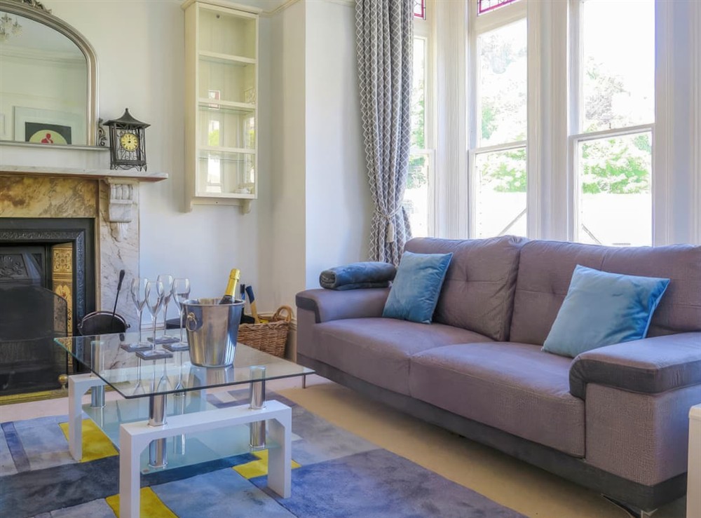 Living area at Broadpark Villa in Ilfracombe, Devon