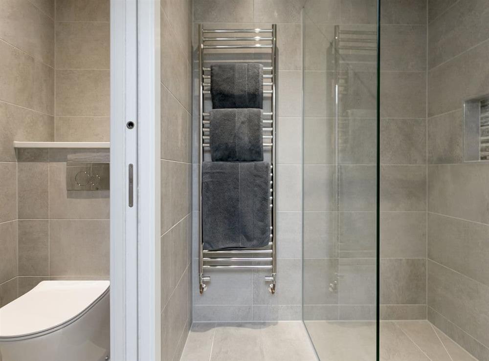 En-suite shower room and toilet at The Retreat, 