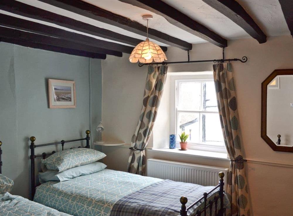 Twin bedroom at Brock Cottage in Broughton-in-Furness, near Ulverston, Cumbria