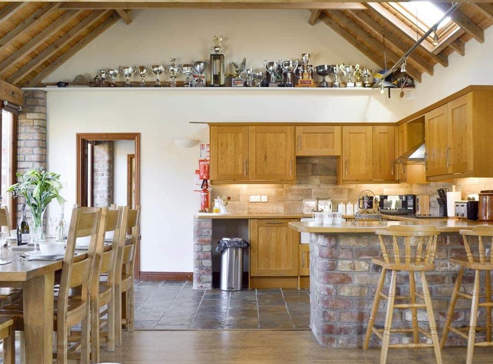 Characterful kitchen and dining room at Barley Edge, 