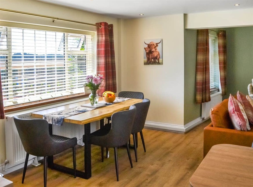 Dining Area at Brocks Retreat in Felton, Northumberland