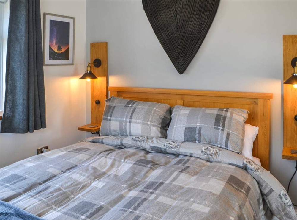 Double bedroom at Brocks Retreat in Felton, Northumberland