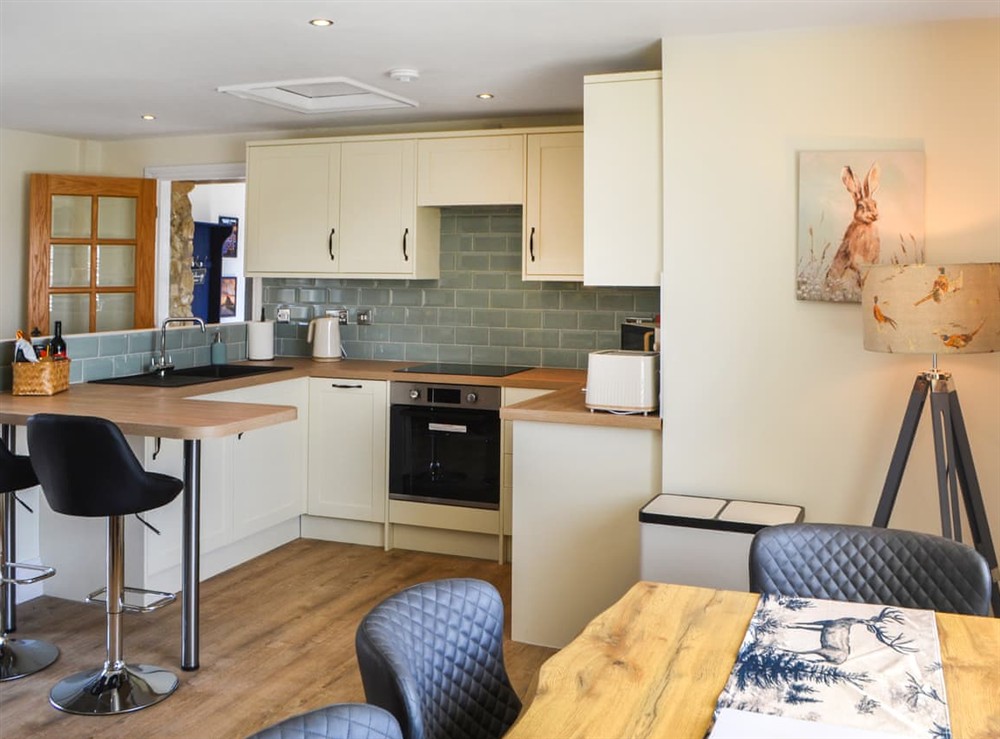 Kitchen/diner at Brocks Retreat in Felton, Northumberland