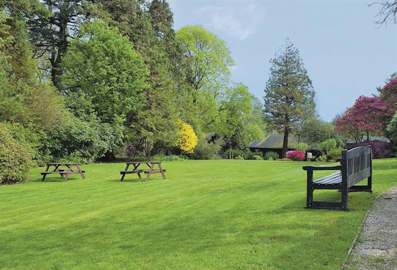 Brockwood Hall gardens at Brockwood Hall Lodges in Millom, Cumbria & The Lakes