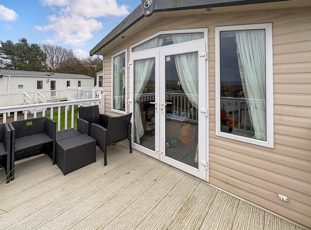 Terrace at Brodick Brae Getaway in Ayr, Ayrshire