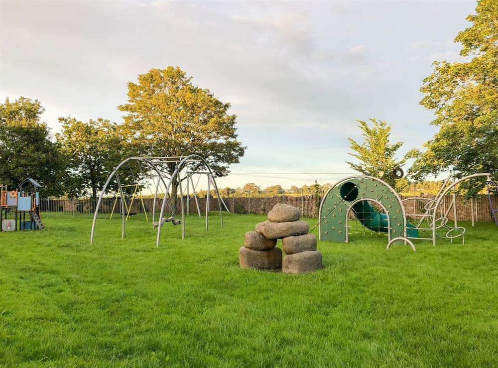 Children’s play area at Brodie Cottage in Aspatria, Cumbria