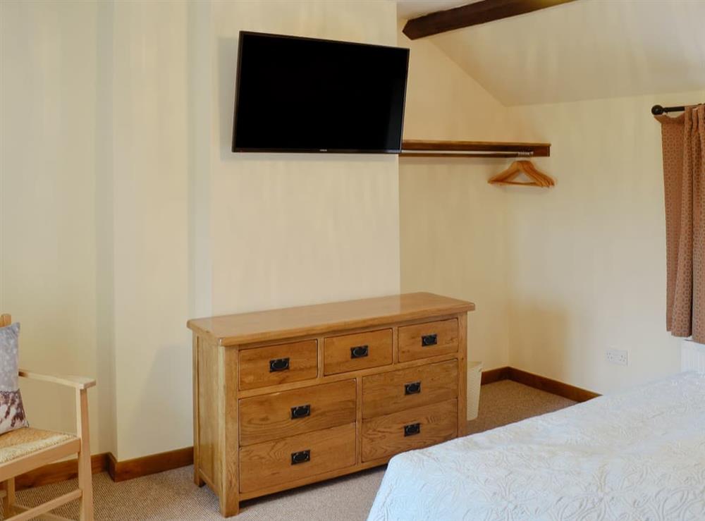 Comfy double bedroom at Brodie Cottage in Aspatria, Cumbria