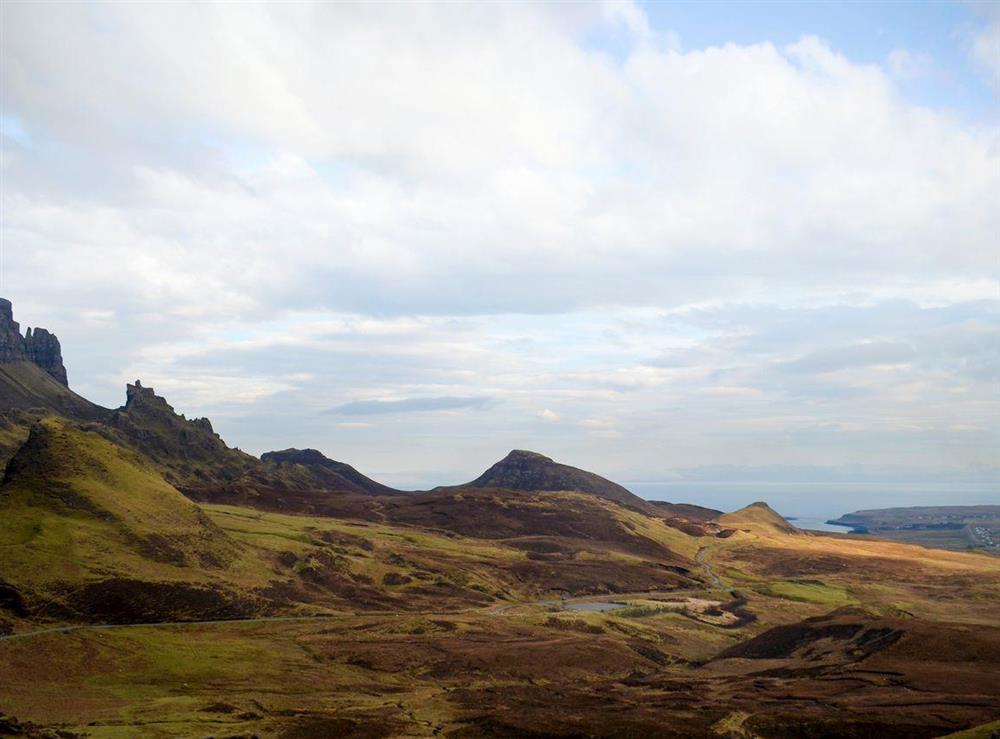 Mountains and landscape at Storr, 
