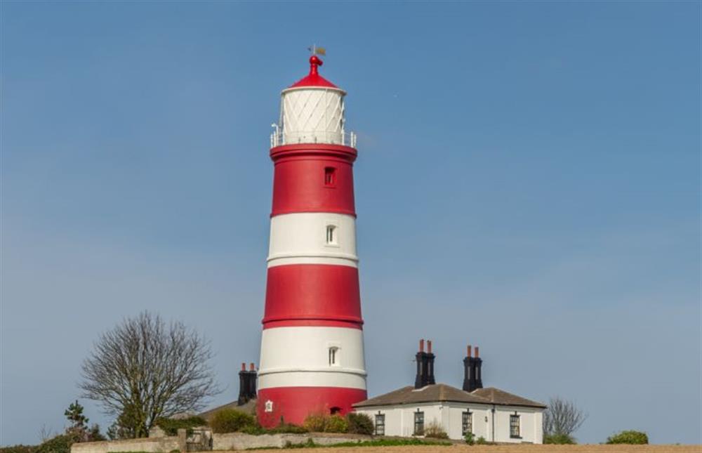 The lighthouse at Happisburgh at Bromholm Barn, Ridlington near Norwich