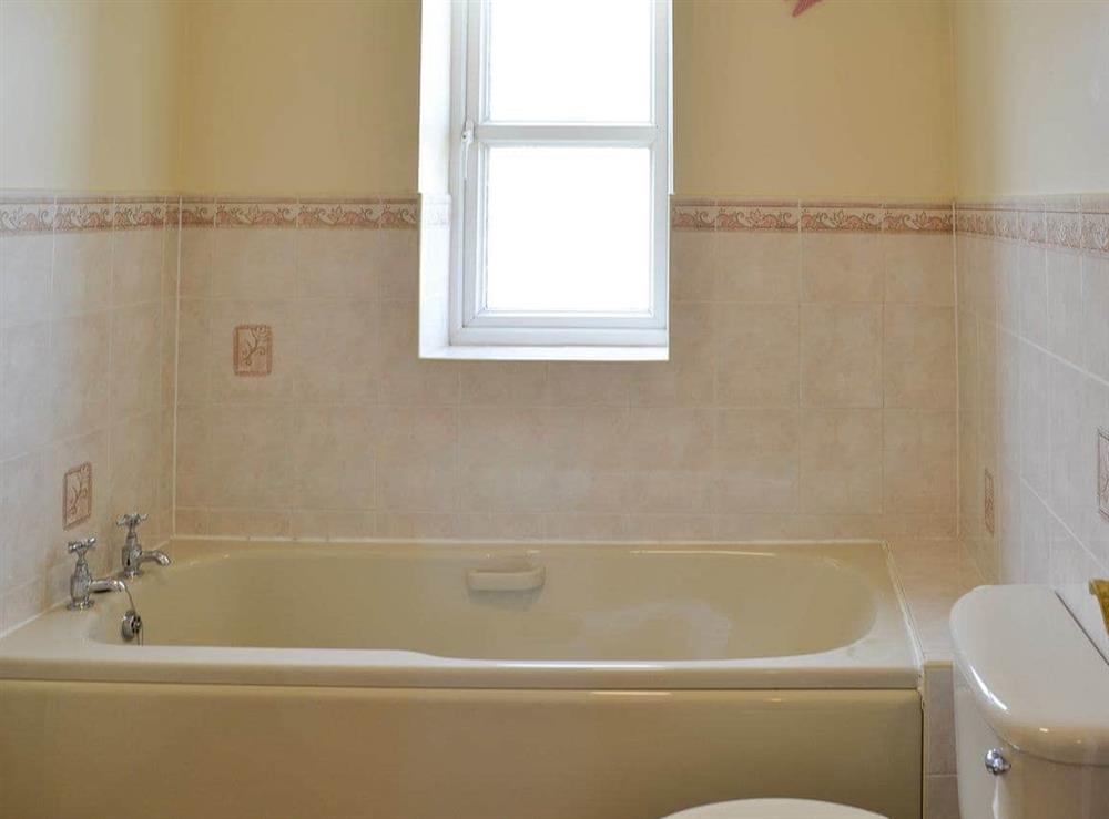 House bathroom at Brompton Lodge in Potter Brompton, Scarborough, N. Yorks., North Yorkshire