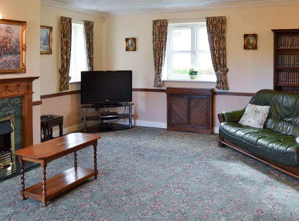 Large comfortable sitting room at Brompton Lodge in Potter Brompton, Scarborough, N. Yorks., North Yorkshire