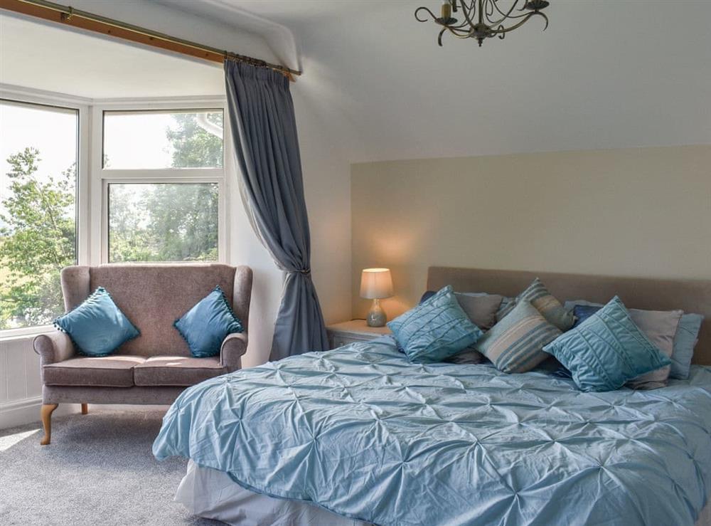 Double bedroom at Bron Berllan in Llandudno, County Conwy, Gwynedd