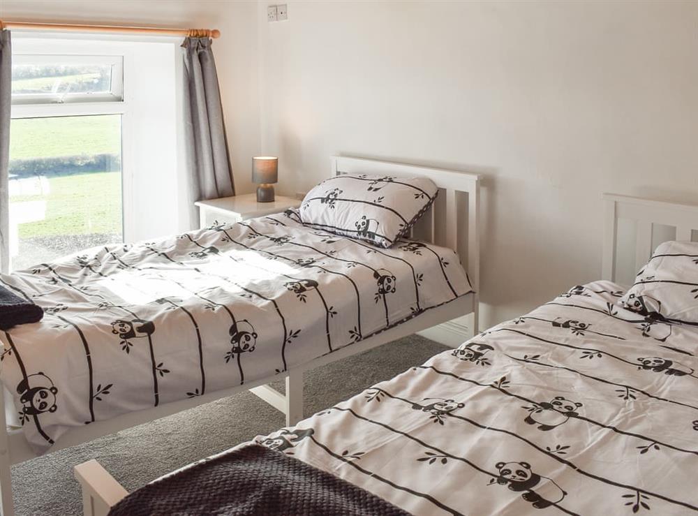 Twin bedroom at Bron Haul in Brynteg, Nr Benllech, Gwynedd