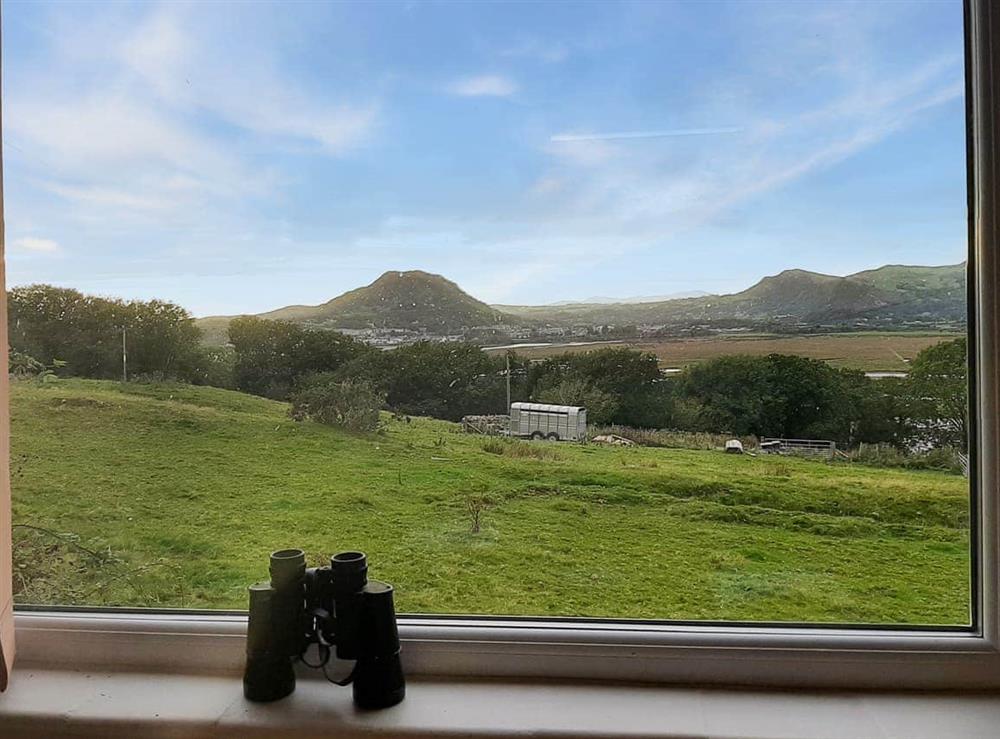 View at Bron Madog in Minffordd, near Porthmadog, Gwynedd