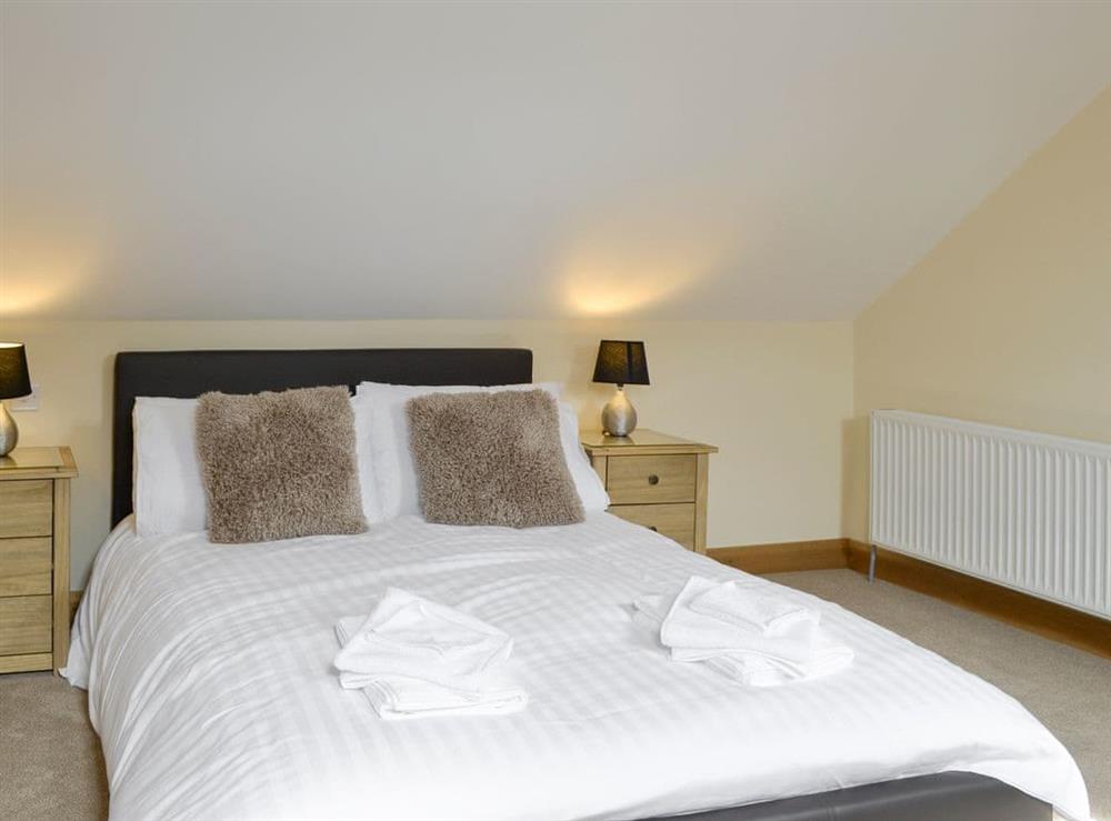 Relaxing third double bedroom at Llofft Storws, 