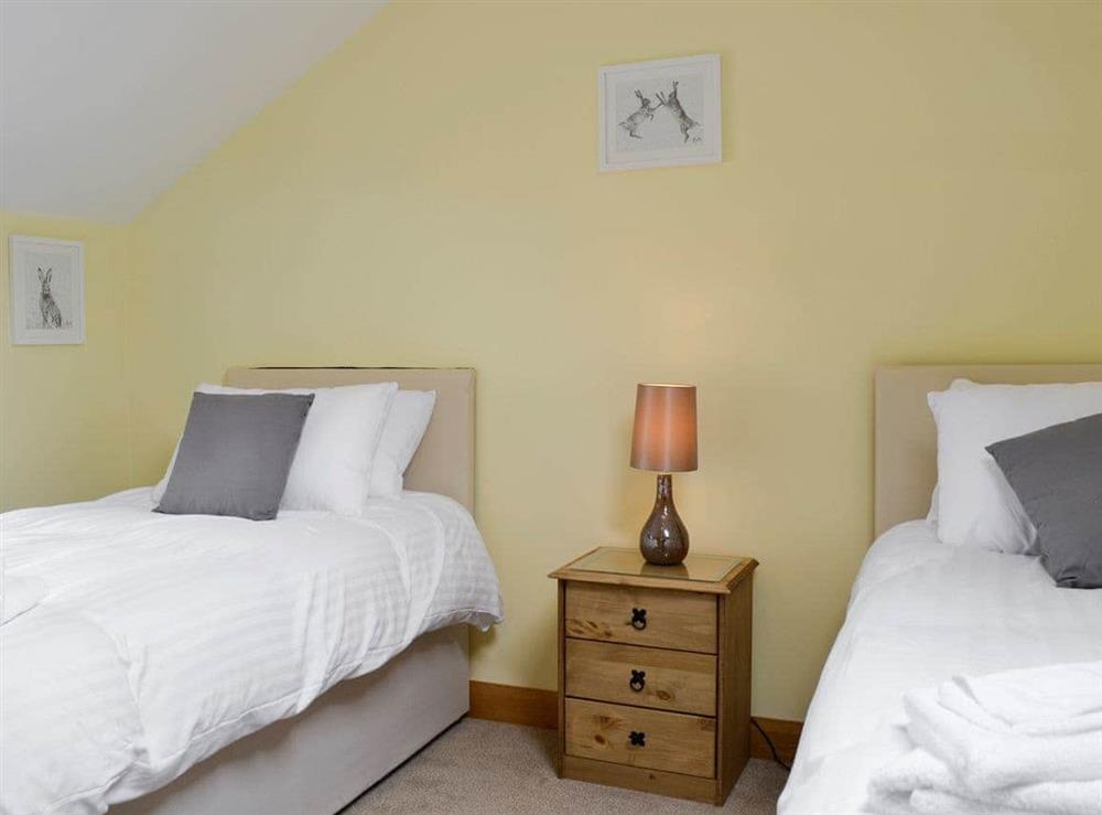 Second twin bedroom at Llofft Storws, 