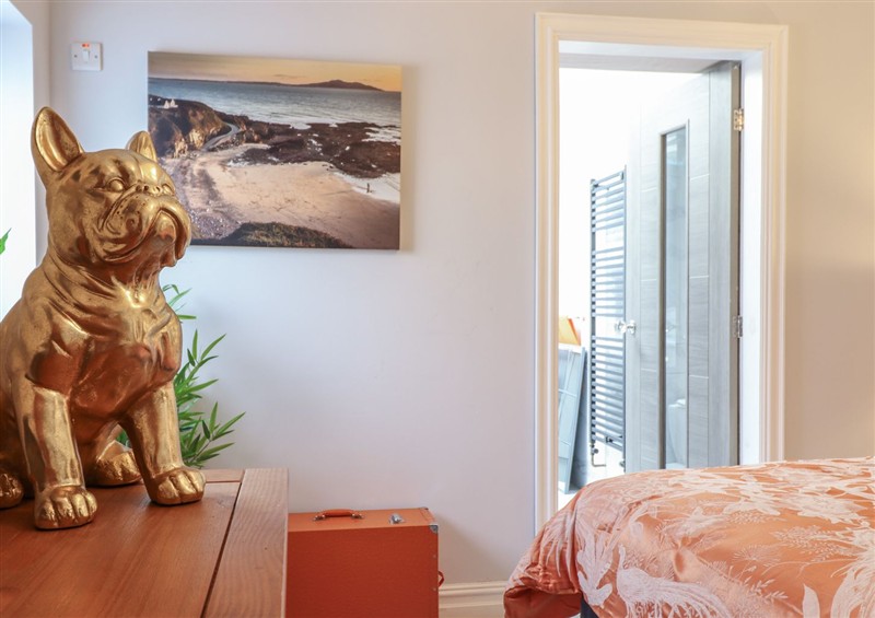 One of the 3 bedrooms at Bronallt, Cemaes Bay