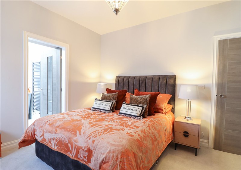 One of the bedrooms at Bronallt, Cemaes Bay