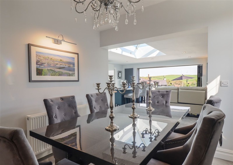 The dining room at Bronallt, Cemaes Bay