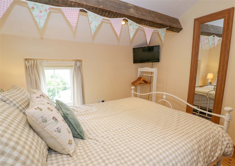 One of the 2 bedrooms at Brondderwen, Blaenau Ffestiniog