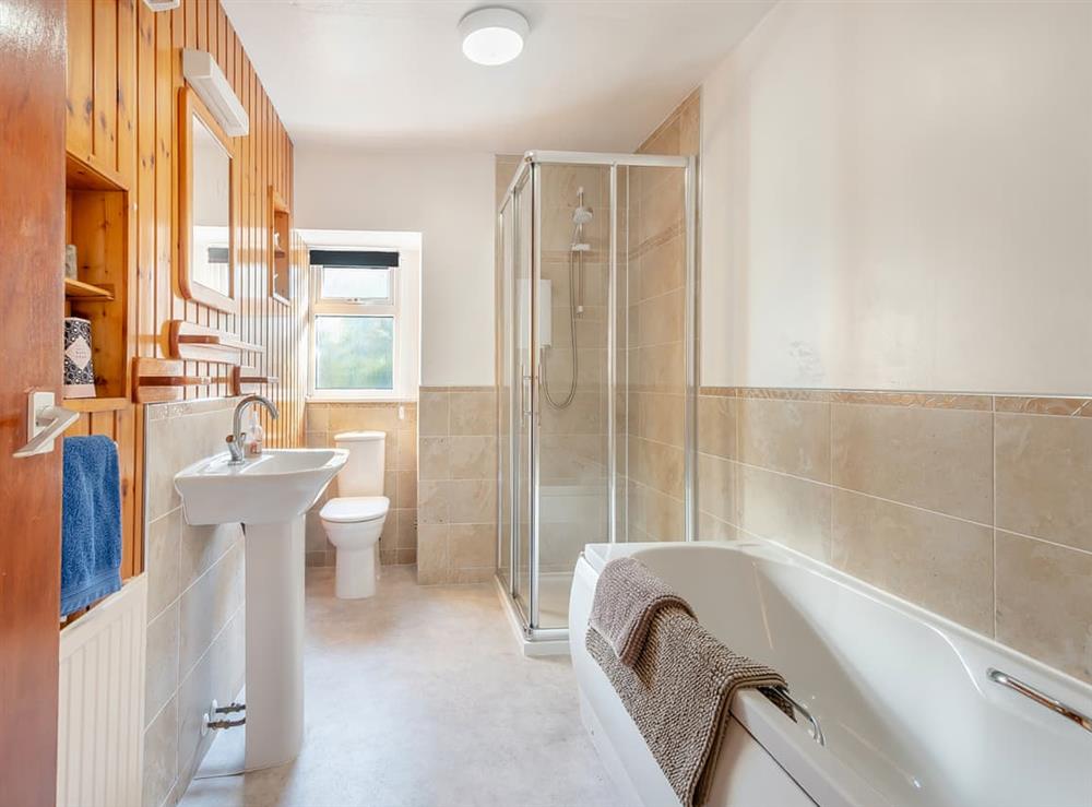 Bathroom at Brondeg Lodge in Callington, Argyll