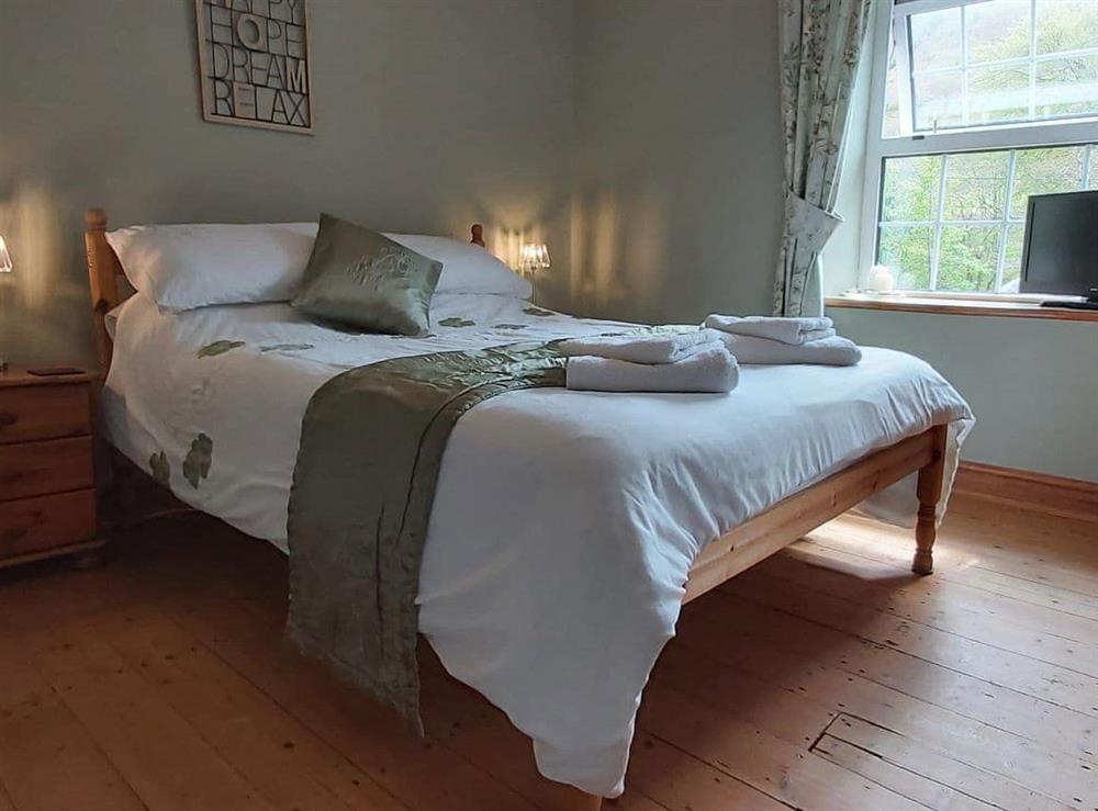 Double bedroom at Bronhaul in Dolfach, near Llanbrynmair, Powys