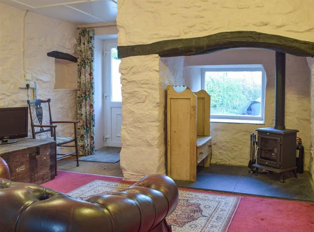 Sitting room at Bronrhiw in Newport, Dyfed