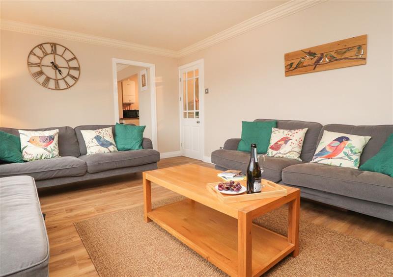 The living area at Bronte View Cottage, Haworth