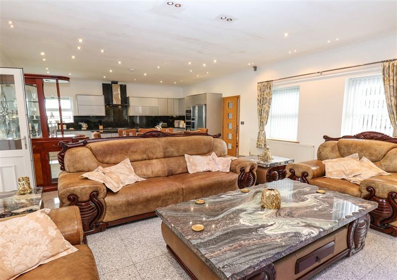 Relax in the living area at Bronte View Hideaway, Oakworth
