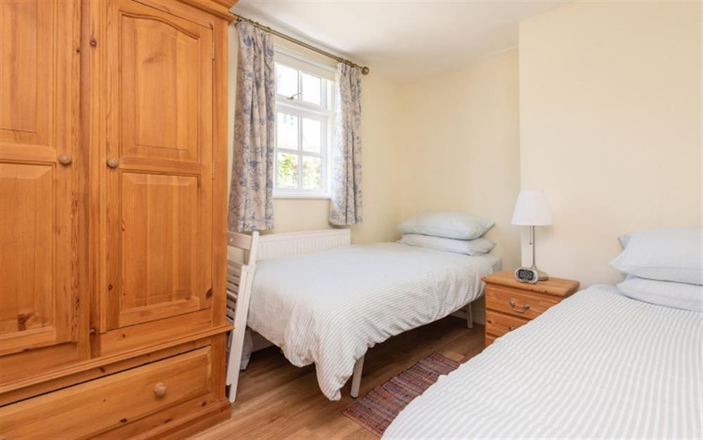 The second twin bedroom  at Brook Cottage in Bantham