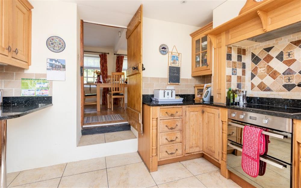 Well equipped kitchen  at Brook Cottage in Bantham