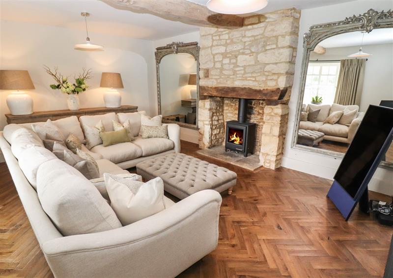 The living room at Brook Cottage, Little Barrington near Burford