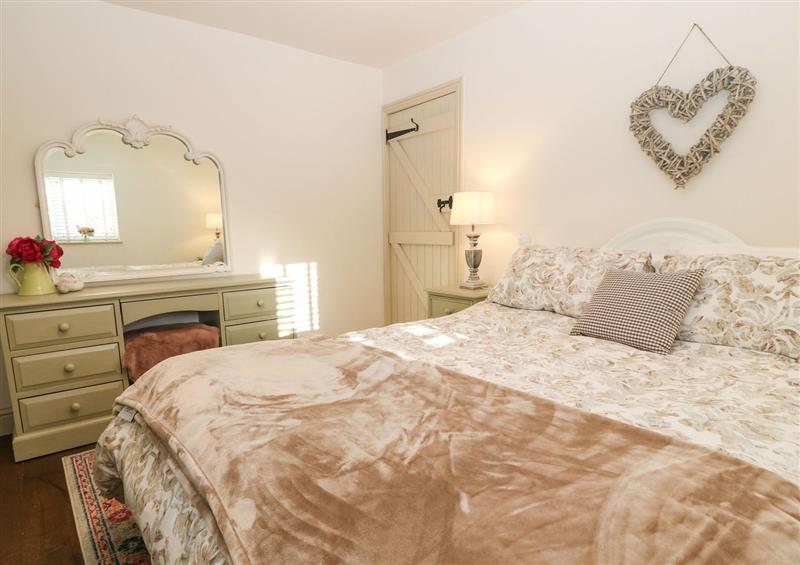 One of the bedrooms at Brook Cottage, Llangoed near Beaumaris