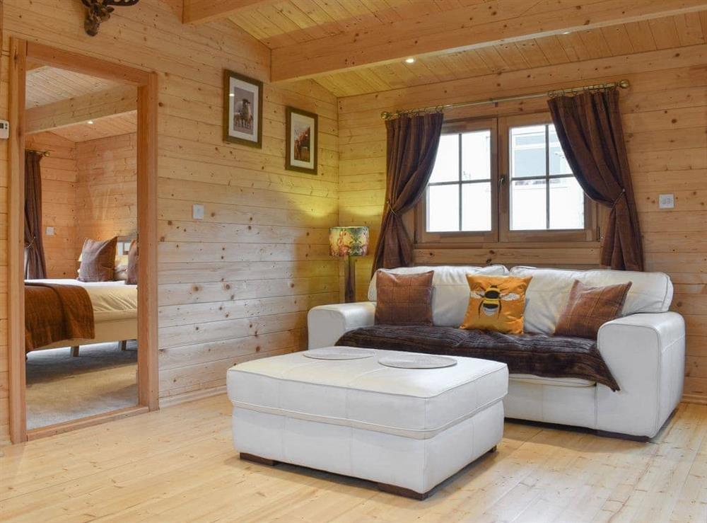 Living area at Brook Cottage in Sleights, near Whitby, North Yorkshire