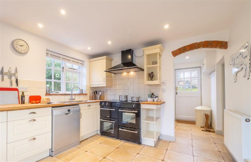 Ground floor: Spacious duel aspect kitchen at Brook House, Brinton near Melton Constable