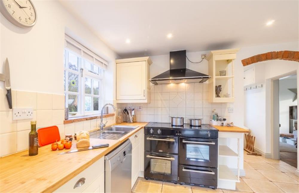Ground floor: The kitchen is well equipped at Brook House, Brinton near Melton Constable