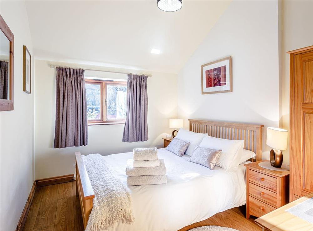 Double bedroom at Brook House Farm Cottage in Scamblesby, near Louth, Lincolnshire