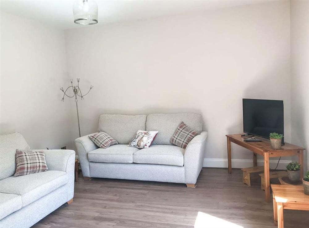 Living area at Brook View in Combe Martin, Devon