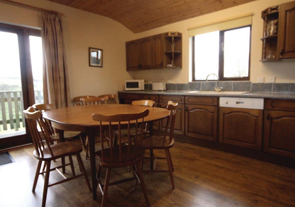 Brook View kitchen/dining area at Brook View in Llandrindod Wells, Powys