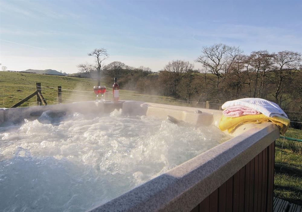 Hot tub at Brook View in Llandrindod Wells, Powys