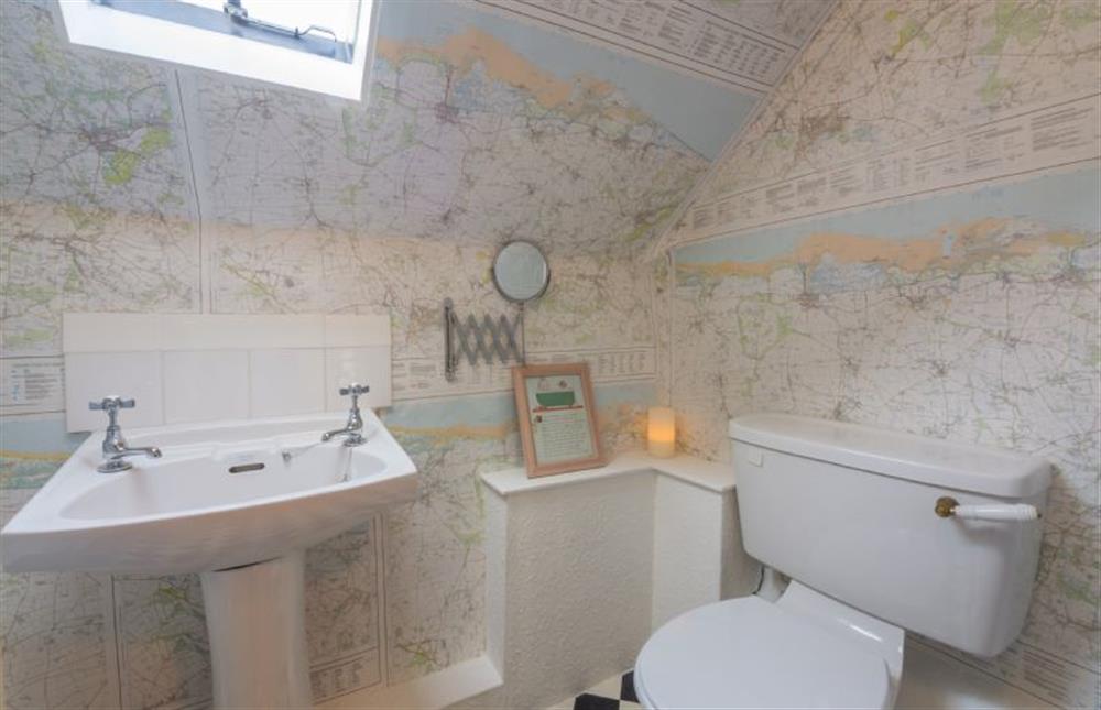 First floor: Bathroom at Brooke Cottage, Great Walsingham