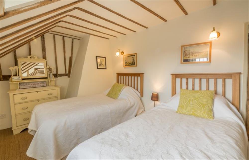 First floor: Bedroom two with twin beds (photo 2) at Brooke Cottage, Great Walsingham
