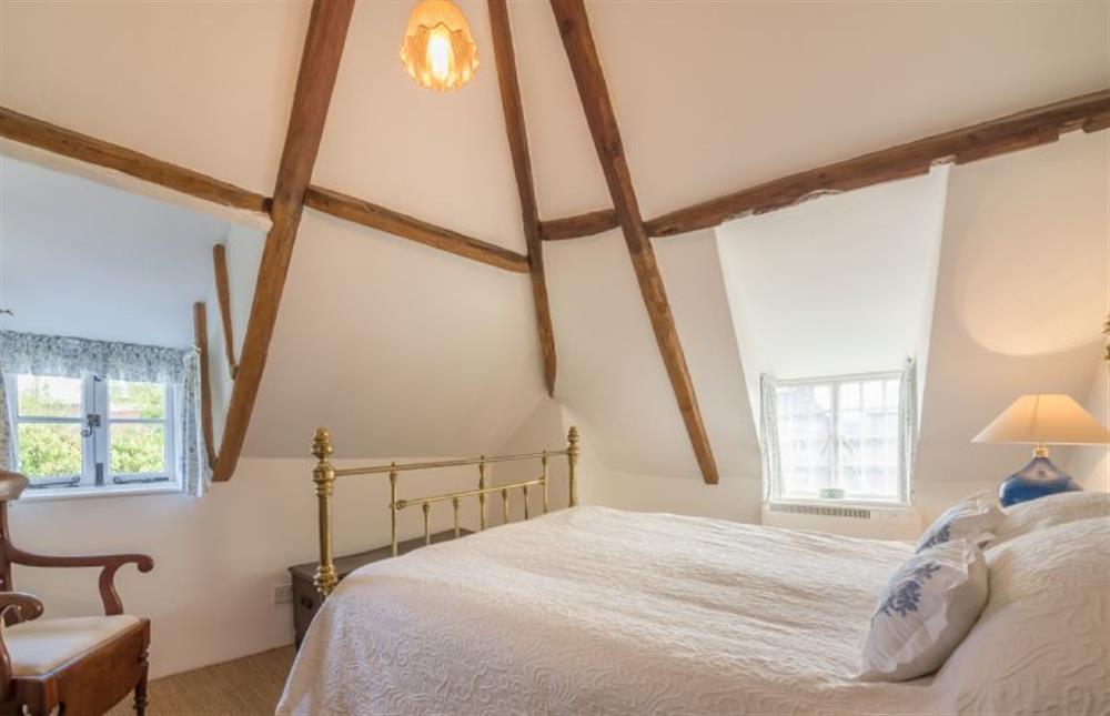 First floor: Master bedroom at Brooke Cottage, Great Walsingham