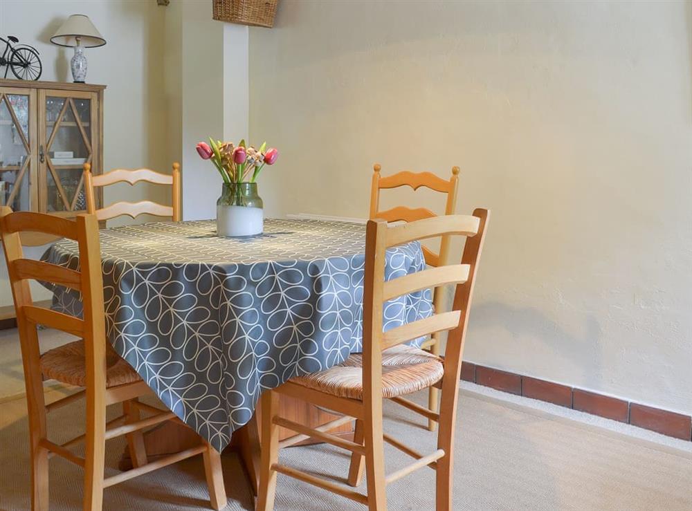 Modest dining room at Jasmine Cottage, 
