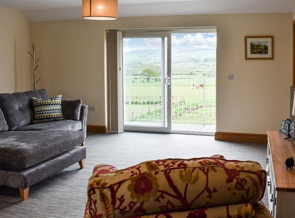 Living area at Brookfields in Harmby, near Leyburn, North Yorkshire