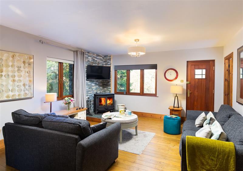 Relax in the living area at Brooklands, Coniston