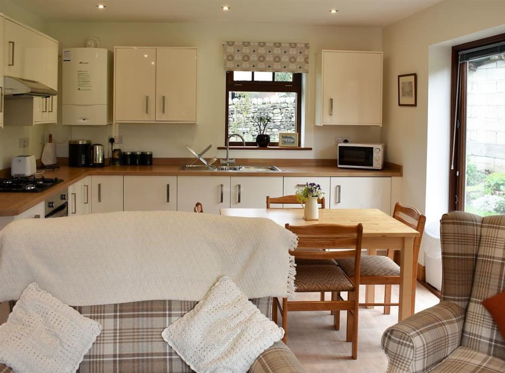 Open plan living space (photo 2) at Brooklands Cottage in Bellerby, near Leyburn, North Yorkshire